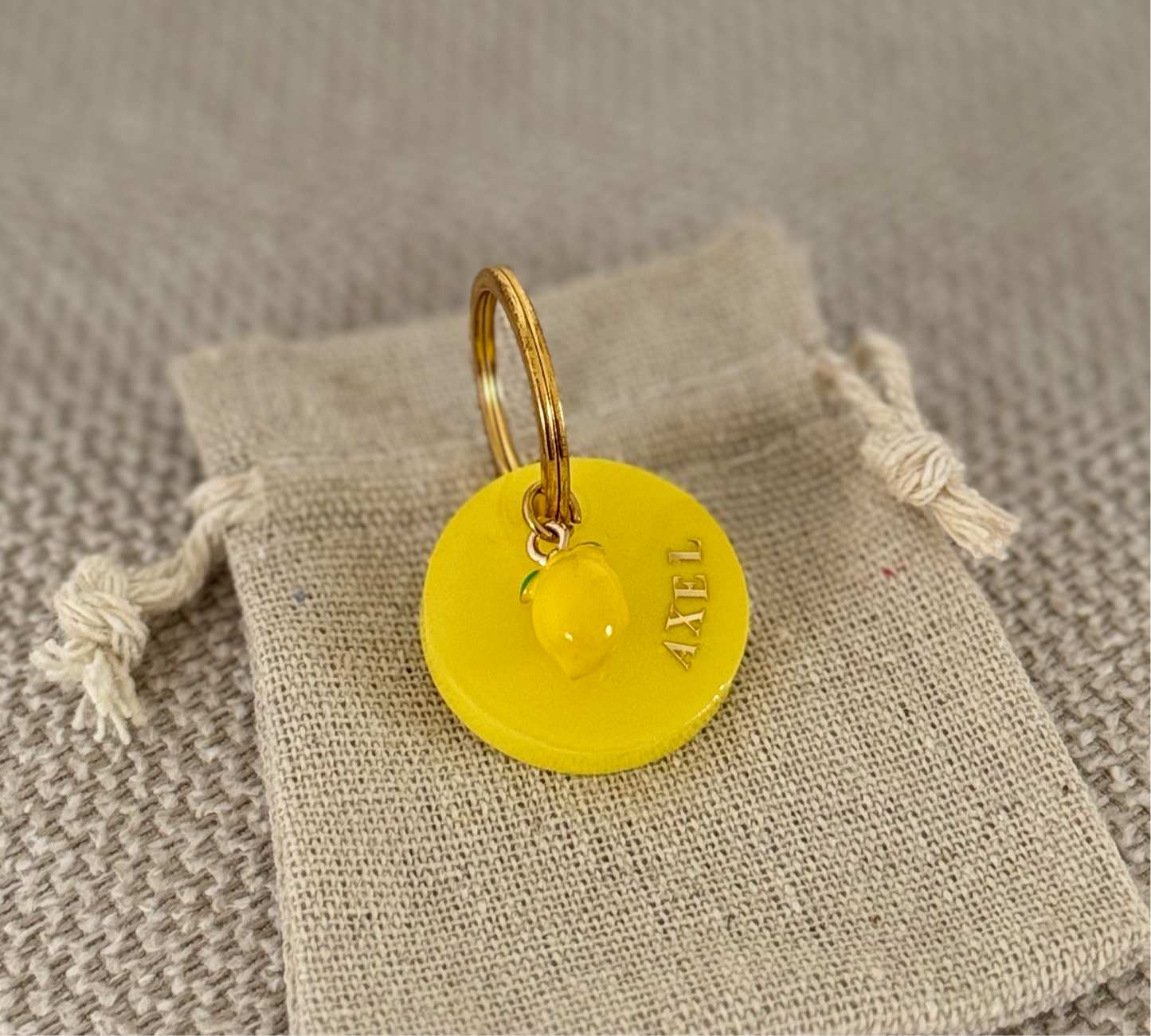 Dog Tag "Limoncello”