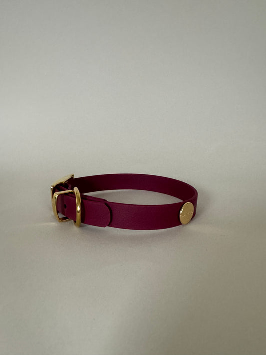 Dark Cherry Classic Collar